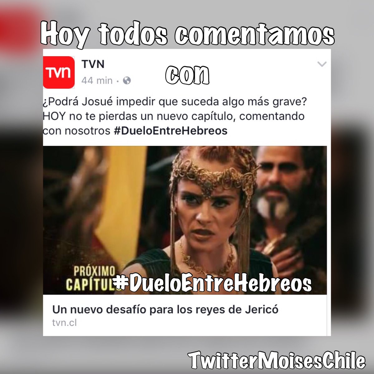 HebreoAca's tweet photo. ¿Podrá Josué impedir que suceda algo más grave? HOY no te pierdas un nuevo capítulo, comentando con nosotros #DueloEntreHebreos https://t.co/C9nvl5XyeN