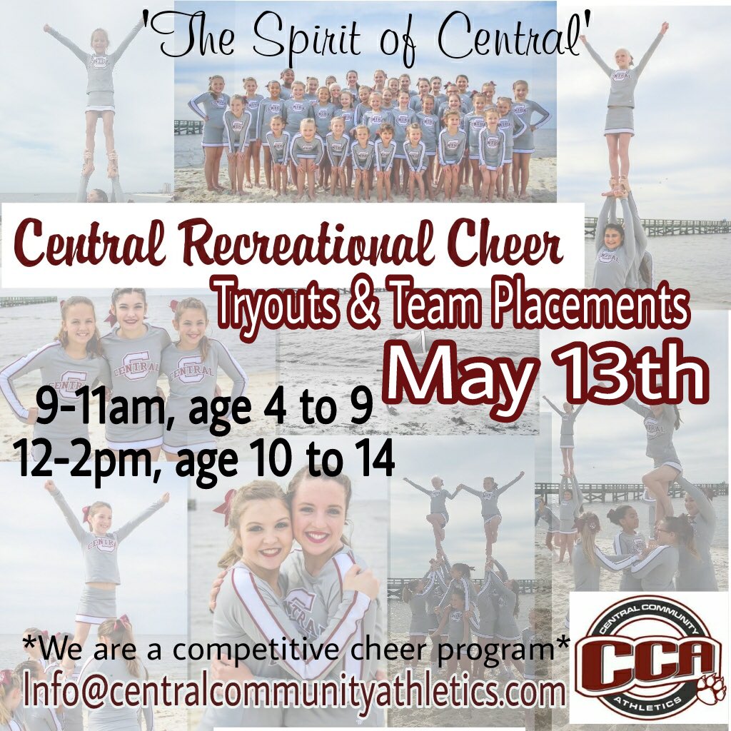 CCACATS's tweet photo. SAVE THE DATE!! #centralrec #ccathletics #geauxcats 
#wearefamily https://t.co/WHCrf95Ty7