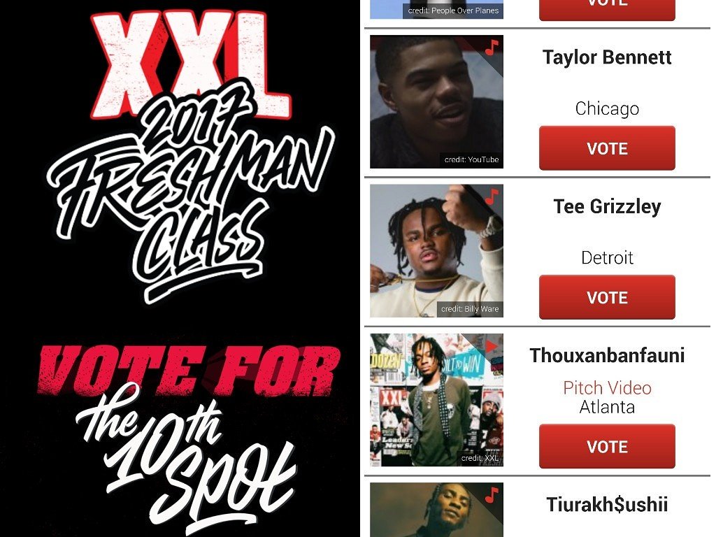 TallmanSlimTV's tweet photo. Detroit go vote for the homie @Tee_Grizzley for #FreshmanClass 2017
#DetroitSupportDetroit
💯💯💯💯💯💯💯💯💯
https://t.co/TCEhHn0XW0 https://t.co/5wG3bSdpAE