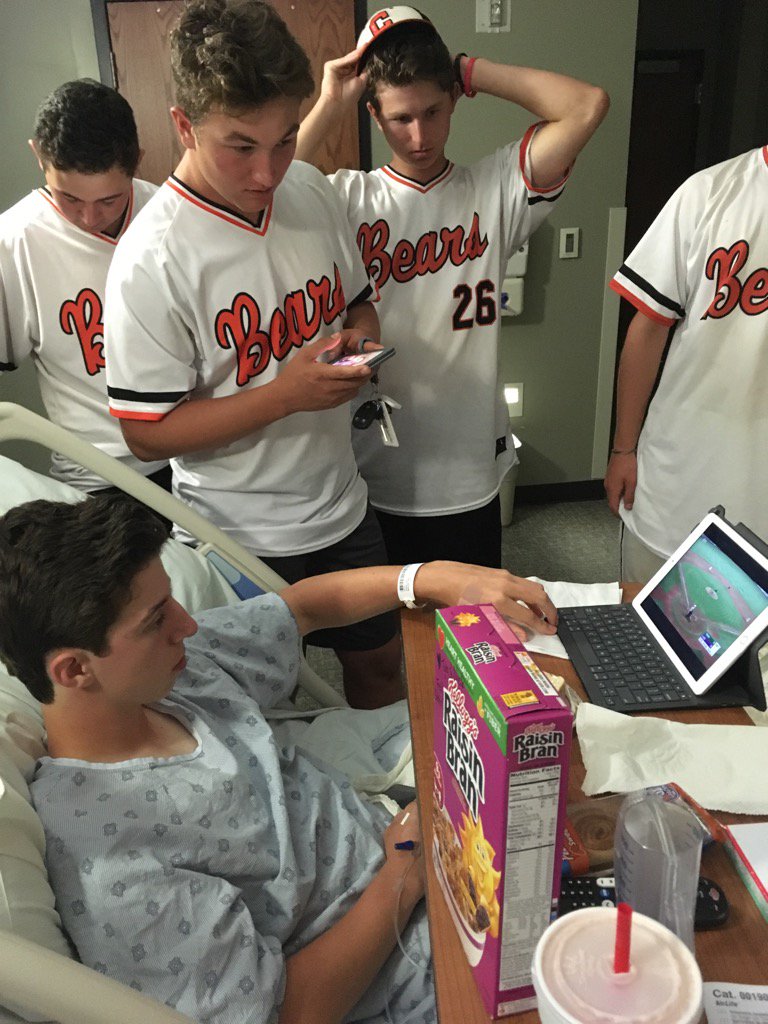 Coachbradbass's tweet photo. Successful surgery for Soph. @Alex_Crifasi . This picture is what it's all about. A big win then family time!
#Family https://t.co/ZPGsmyT3LX
