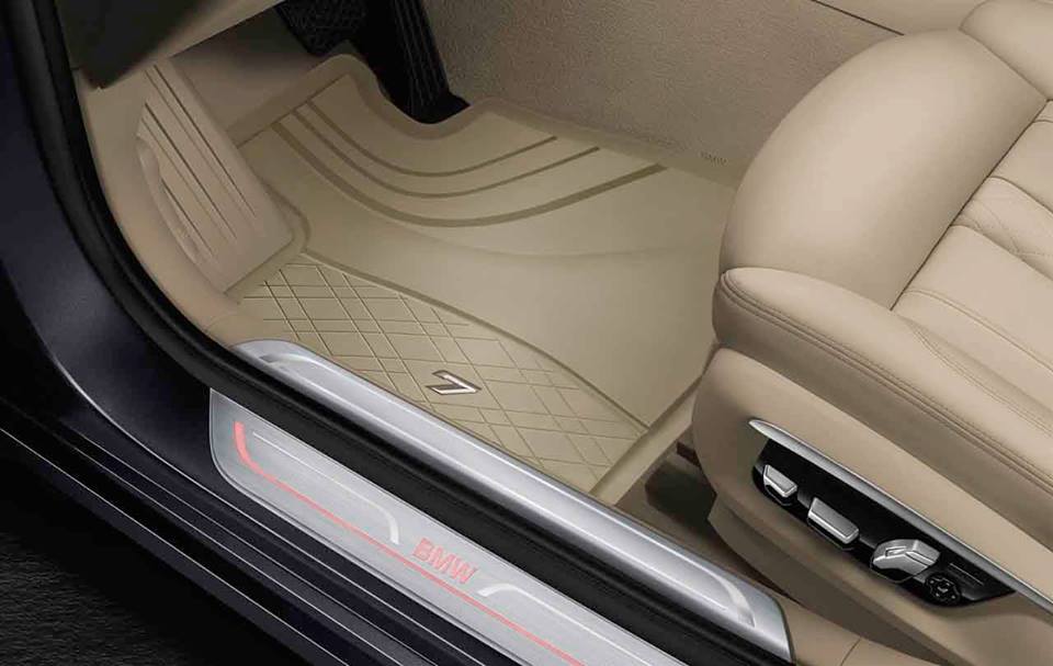 BMWMyanmar's tweet photo. Sheer elegance. Sheer Luxury. 
 The all season floor mat, because the new #BMW 7 series deserves nothing less. https://t.co/A3R2Izxrh5