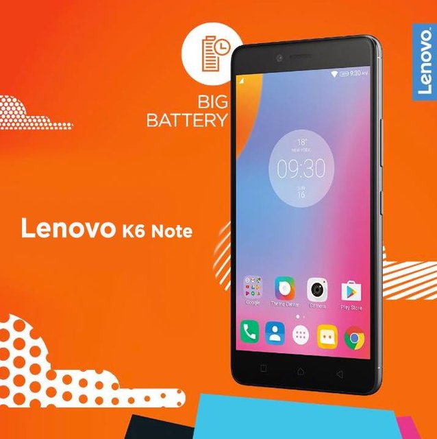 hvishwanathan's tweet photo. Lenovo #K6Note - big on security, storage and battery life! https://t.co/ncSlDwgaNy https://t.co/b1osw3l8aL