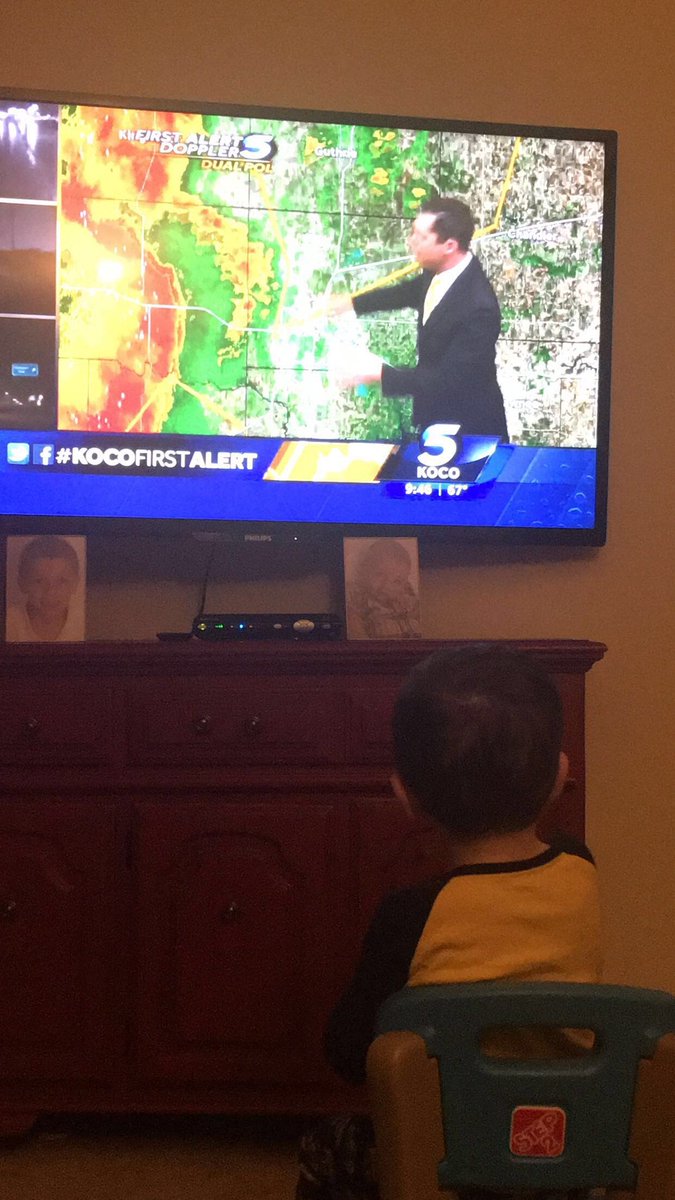 koconews's tweet image. 3-year-old Jaxen is ready for the storms. Are you? #KOCOFirstAlert