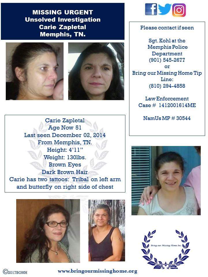 BOMH_UIs's tweet photo. #Missing #cariezapletal #Memphis #tennessee #Bringourmissinghome #UnsolvedInvestigations #Cnnireport https://t.co/MOnYgfvypR