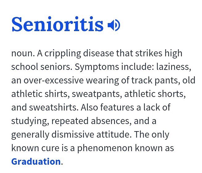 HallmanLance's tweet photo. @arabclassof2017 Don't get the senioritis😂 https://t.co/fB0GSqP1aj