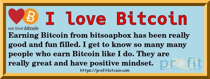 btcharvest's tweet photo. Earning #Bitcoin from #bitsoapbox has been really good. I'd recommend it for you to try. https://t.co/JPdRYbabCF