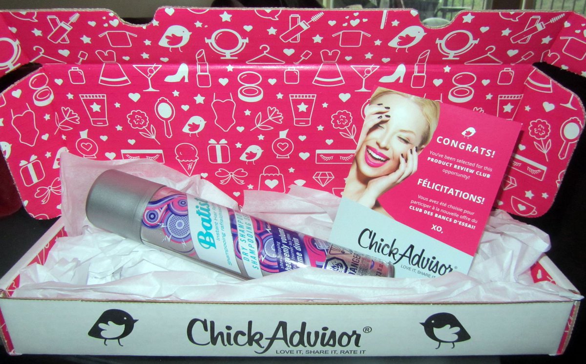 BesoYT's tweet photo. Excited to try @BatisteHair Heavenly Volume #DryShampoo! Thanks #Batiste & @ChickAdvisor. 💗 #review! #beauty #trybatiste #gotforfree https://t.co/wxUkW8h8ME