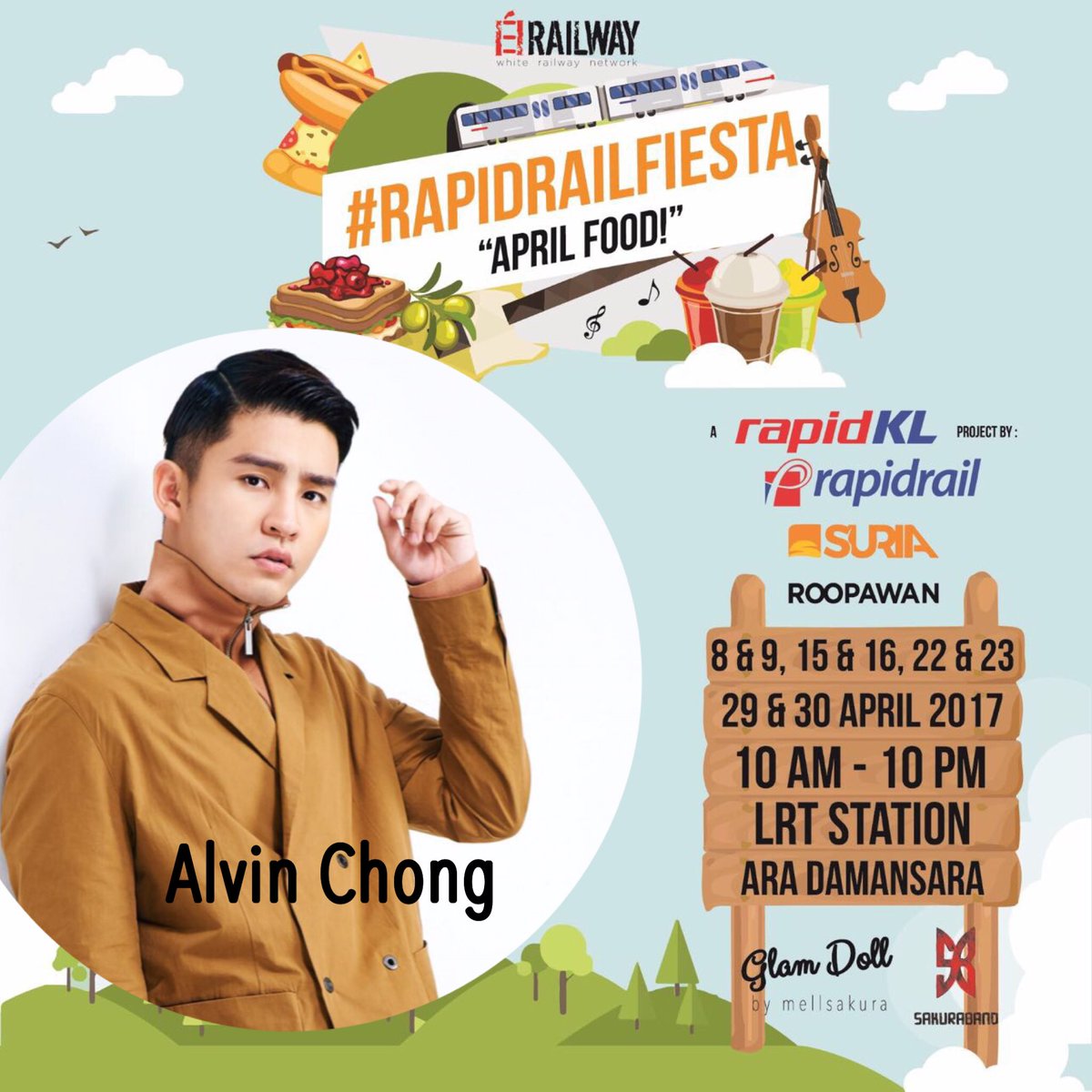 Come and join us! 🎉
Get a chance to meet your favorite artist! 🎉
Celebrity booth : @Alvinchong123 
#rapidrailfiesta #rapidkl