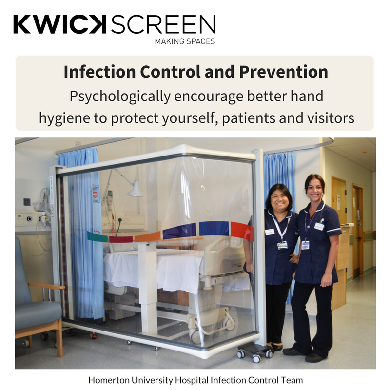 KwickScreen's tweet photo. With #KwickScreen psychologically encourage better hand hygiene to protect yourself, patients & visitors #infectioncontrol #healthcare #NHS https://t.co/acvB0x75FU