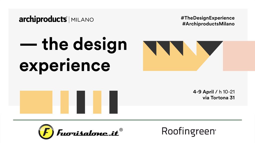 #TheDesignExperience Roofingreen per #ArchiproductsMilano al #Fuorisalone2017 #MDW2017 #TortonaDesignWeek bit.ly/2nurIWR