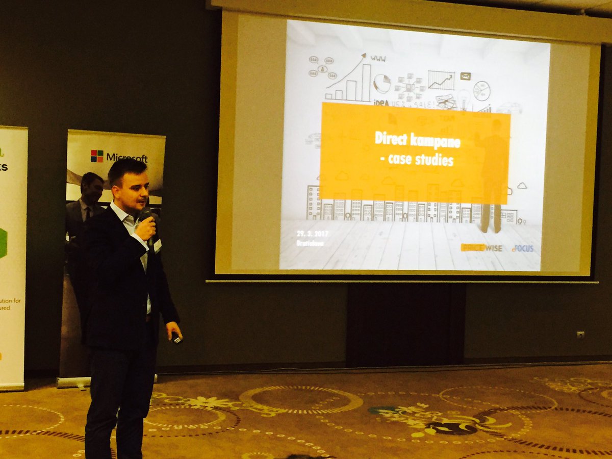 FilipVitek's tweet photo. @mschnorrer on stage na #biznisanalytika2017 s perfektnou a inspirativnou prezentaciou na kampane. https://t.co/t7nPW69OmW