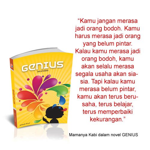 densetiawan's tweet photo. Kutipan novel GENIUS: Beda merasa bodoh dan belum pintar: https://t.co/76oQUpxaXl