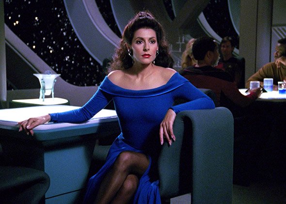 A happy 62nd birthday to Marina Sirtis, fondly remembered by Star Trek fans as Deanna Troi. 