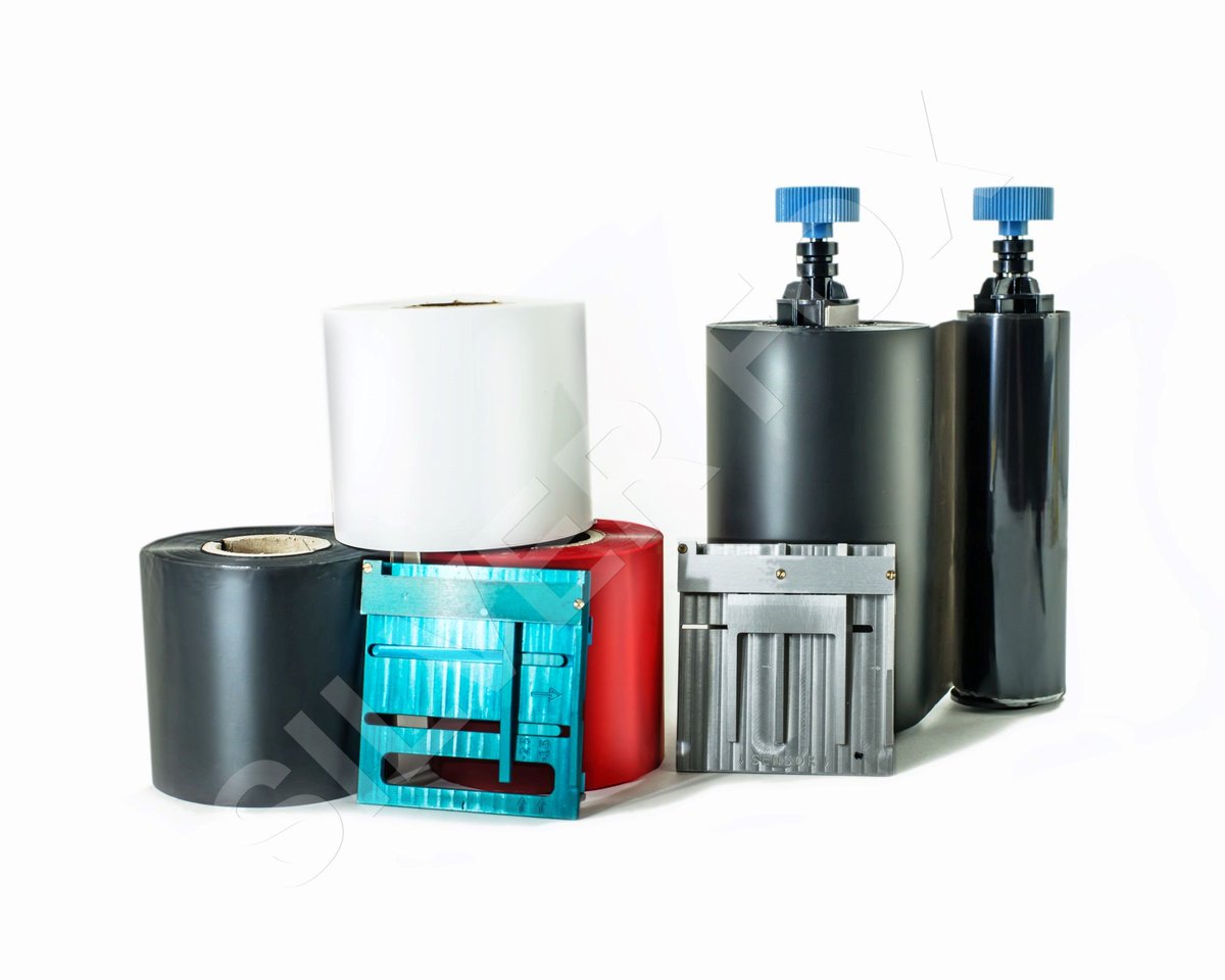 SilverFox's tweet photo. Fox-in-a-Box thermal printer Consumables - A range of thermal ribbon colours which print all Silver Fox #ThermalLabels
#HassleFreeLabelling https://t.co/R9iaBUIO3X