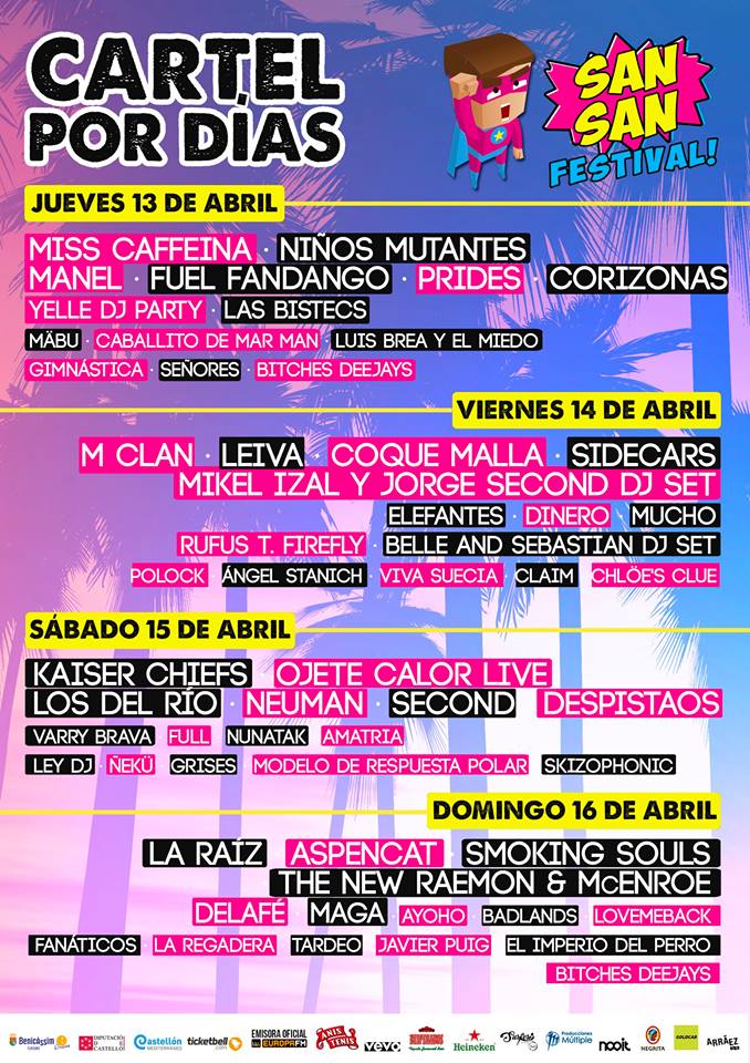 RT <a href="/SanSanFestival/">SanSanFestival</a>: ¡Festival SanSan en Benicassim, #Castellon!🙌😍¡¡¡Quedan menos de 15 DÍAS para el festivalazo!!!