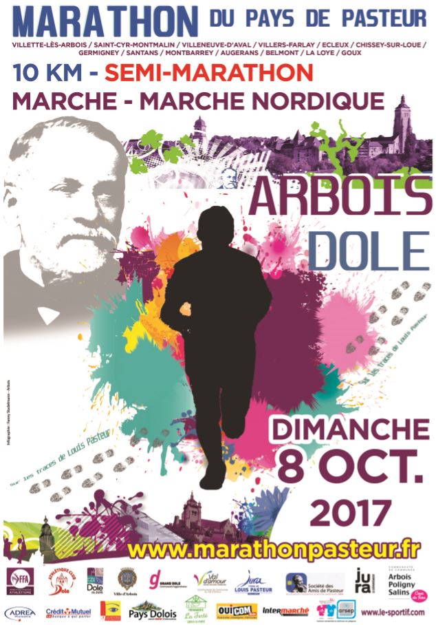 🏃‍♀️🏃🏃‍♀️🏃#MarathonPasteur #Arbois #Dole le 8 octobre
Mais pas que
en plus
#SemiMarathon
#10km
#Marche
#LaDoloise
Tout ça dans le #Jura 😍😊