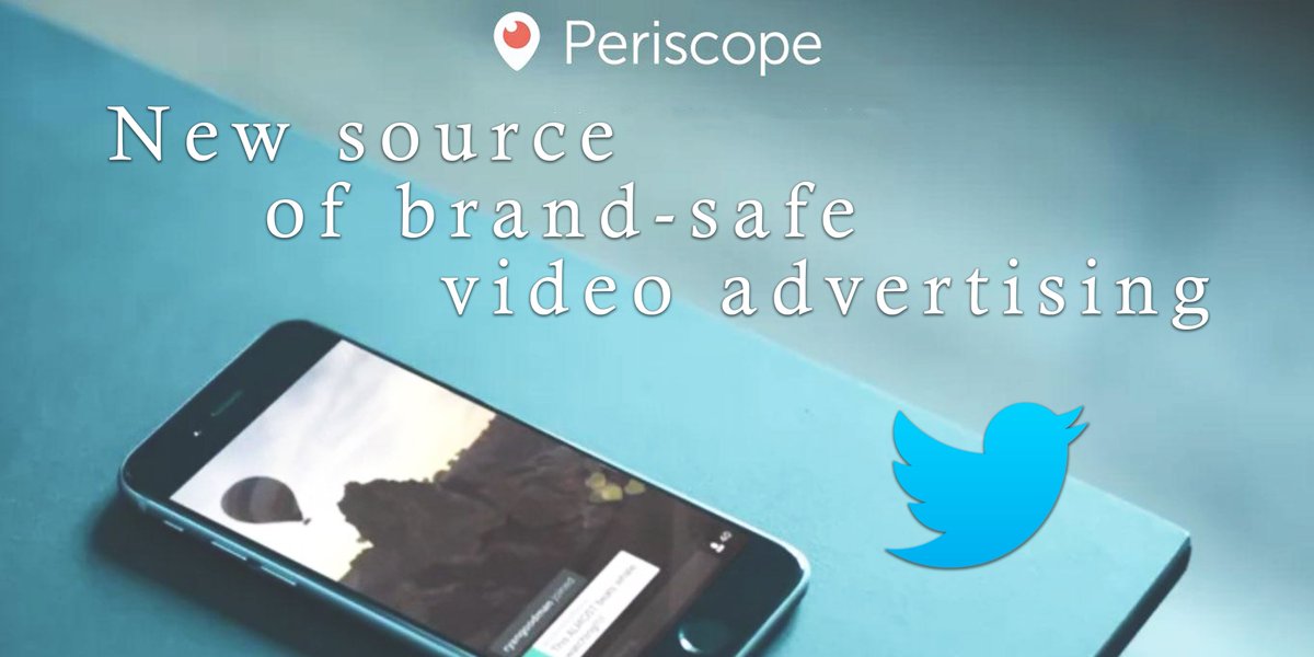 LenoirLab's tweet photo. @Twitter launched pre-roll ads on Periscope video! https://t.co/sUmsNxRfk1 Stay informed with @LenoirLab #PaidSocial #Media #Advertising https://t.co/F4LWZu5hyN