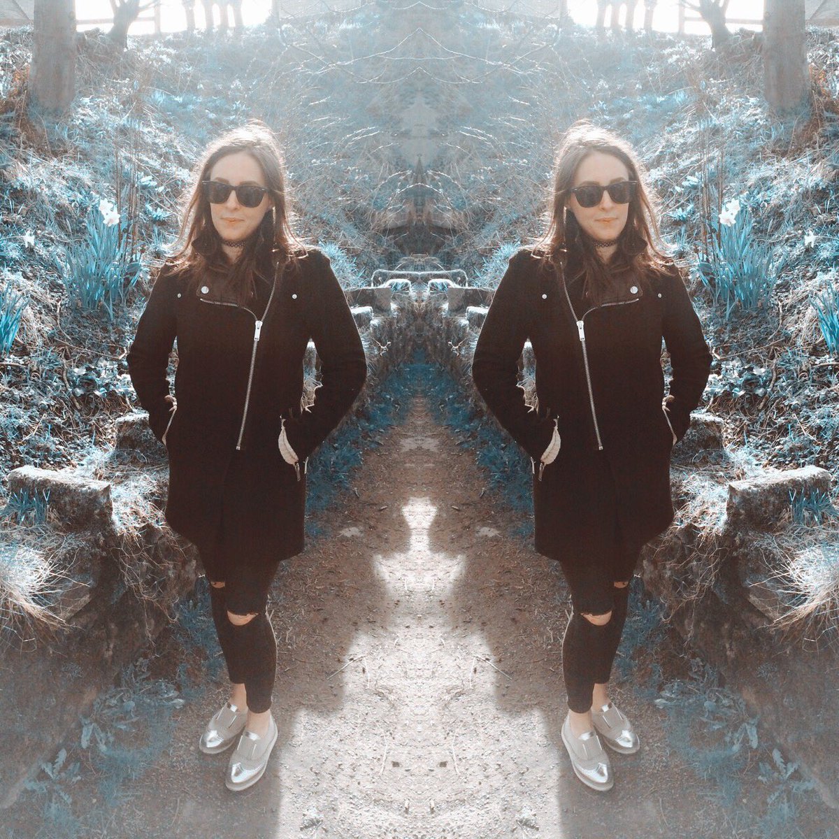 StyledByGem's tweet photo. Can't beat black for spring style 😆 silver brogues @bondfashion #styledbygem #blogger #bloggerstyle #fashionblogger #style #fashion https://t.co/CaX7yFdzGW