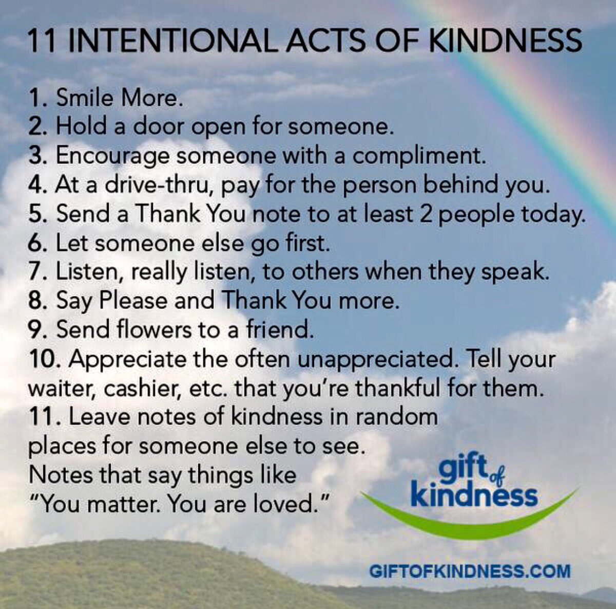 Need some #ActsOfKindness inspiration? Try something from this list! 

#BASTforGOOD