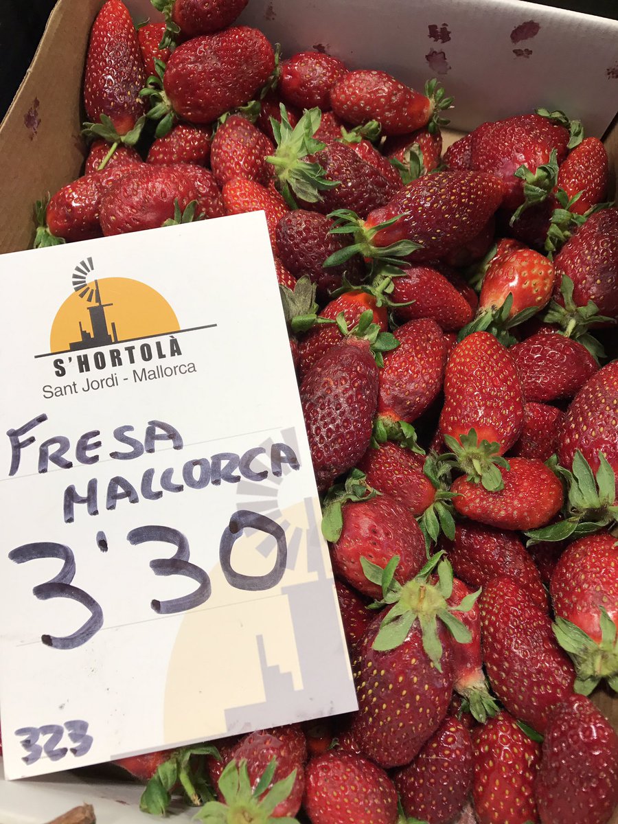 #fresa de #sapobla al <a href="/mercatdinca/">ᗰᗴᖇᑕᗩ丅 ᗪ’Ꭵᑎᑕ🏃‍♀️</a> <a href="/MercatOlivar/">Mercat de l'Olivar</a> i <a href="/MercatSantaCata/">MercatSantaCatalina</a> <a href="/AldiaIB3/">Al Dia IB3</a> <a href="/RafelGallego1/">Rafel Gallego</a> <a href="/DelCampALaMar/">Del Camp a la Mar</a> <a href="/TuitInca/">Tot d'Inca</a> #km0