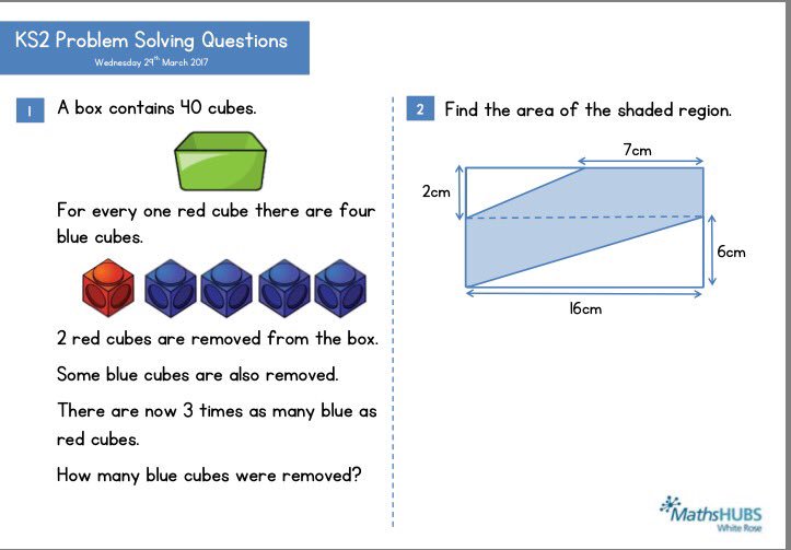 WhiteRoseEd's tweet photo. 🌟KS2 question of the day https://t.co/eDshQXveun https://t.co/elzBByfDW0
