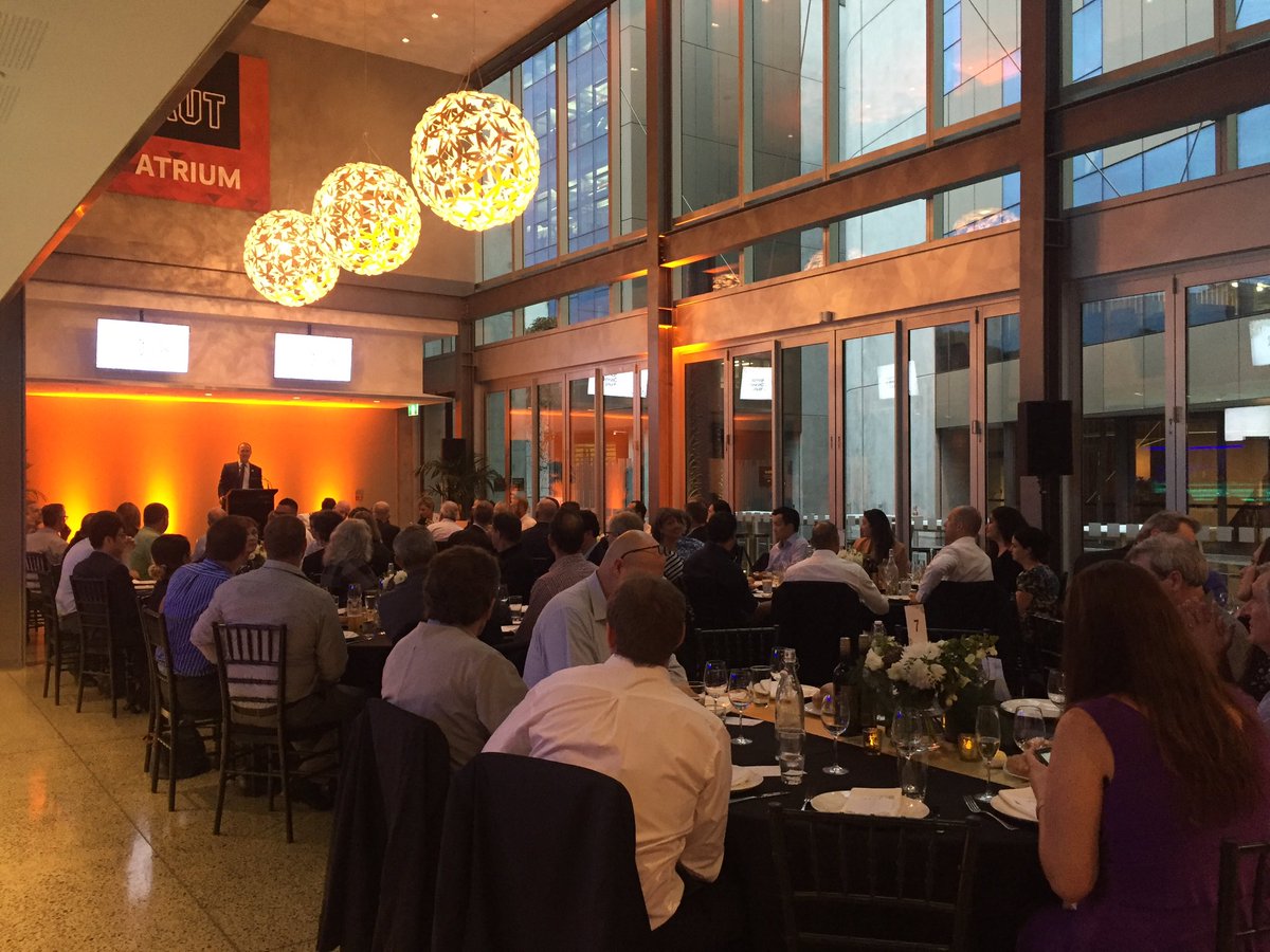 NZGBC's tweet photo. Green Property Summit 2017 dinner kicks off at the beautiful ASB waterfront theatre. #futurecities2020 https://t.co/5z5Qe3JBNi