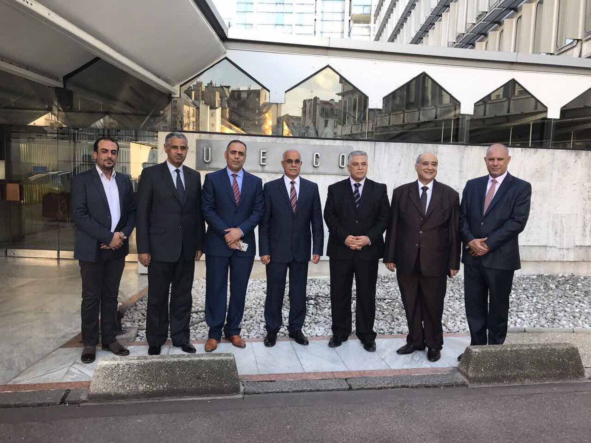 في اليونسكو تقديم رؤية العراق وزيارات لسفراء الدول الاعضاء وبداية الترويج لانتخابات المدير العام