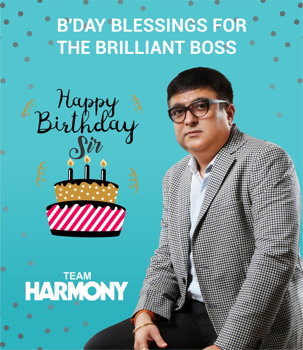 HarmonyMultimed's tweet photo. Wish you many many happy returns of the day
#HarmonyMultimedia #HappyBirthday #RDBithday #Birthday #RajeshDesai #RDInc https://t.co/s92vY0PdBM