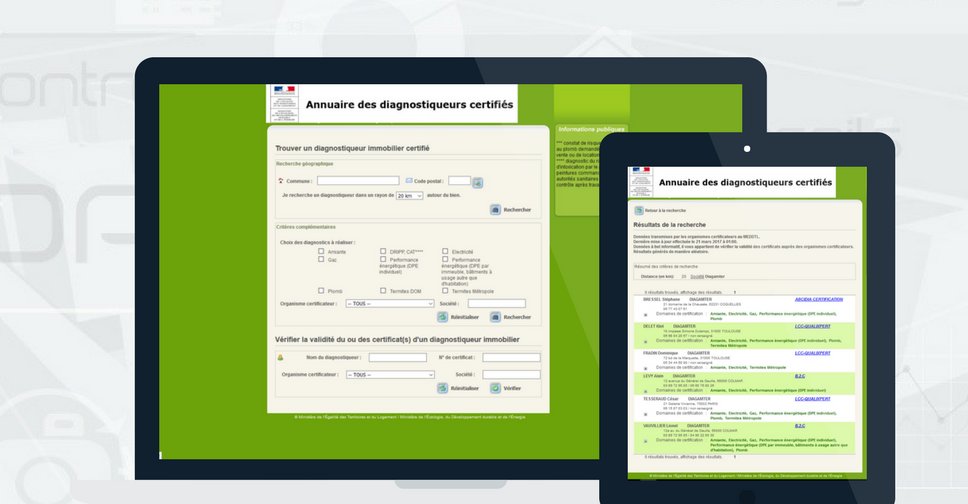 Comment vérifier qu’1 diagnostiqueur est certifié ? Consultez l’ annuaire -&gt;
…ication.developpement-durable.gouv.fr/index.action #immobilier #diagimmo #diagamter20ans