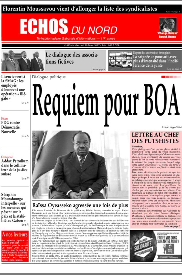 njustbm's tweet photo. #Gabon les journalistes des @ECHOSDUNORD sans pitié contre #BongoAli 🤣🤣🤣🤣 https://t.co/SIiZPXQVca
