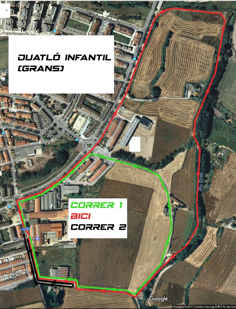 cnvic_etb's tweet photo. Aquest diumenge a les 09:00 XVI duatló infantil "Ciutat de Vic". Us presentem els recorreguts. + info: https://t.co/LgQa0YMkno https://t.co/SVyh3rVkg1