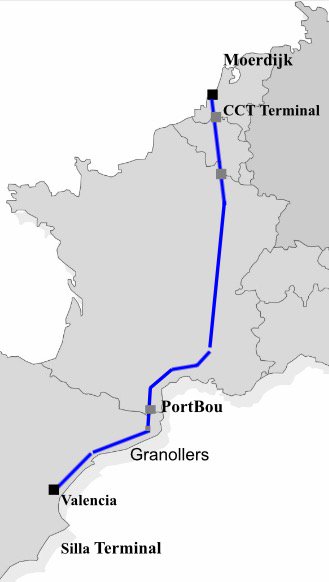 Easyfreshglobal's tweet photo. First trial “EASYFRESH EXPRESS” #reefer train from Valencia(Spain)to Moerdijk(NL),hub to all Europe (25th/April) https://t.co/XW45gPkfhw https://t.co/vQW5H1JwYZ