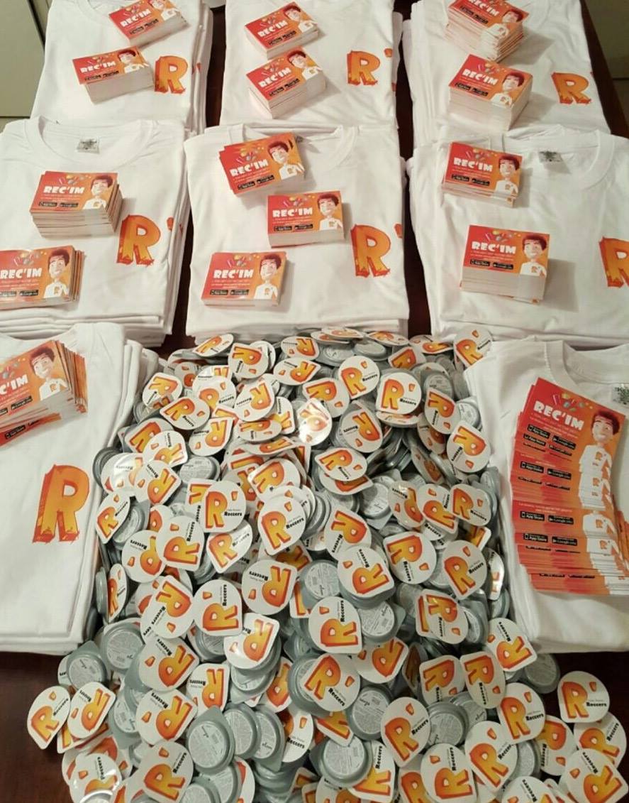 AppliRecim's tweet image. Aujourd'hui c'est le grand lancement de Rec'im !
Nos goodies sont prêts, les animations aussi... Maintenant, on compte sur vous !