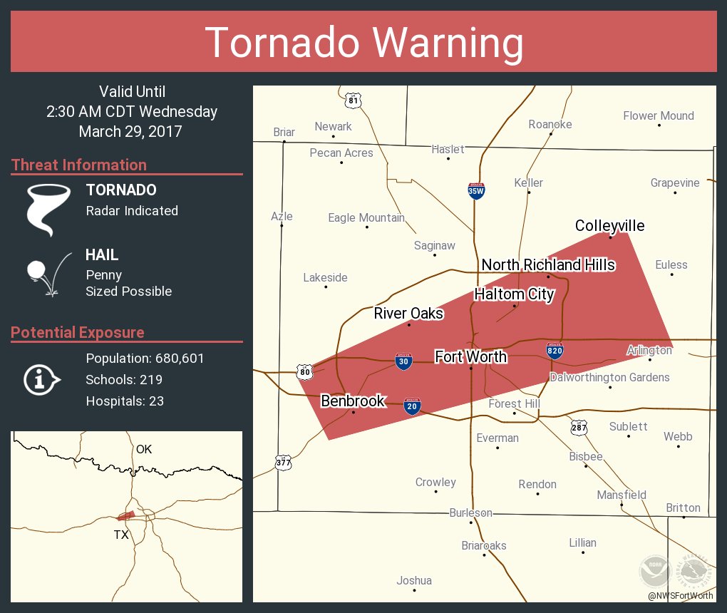 NWS Tornado tweet media