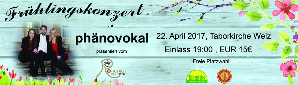Benefizkonzert mit phänovokal rotaractweiz.wordpress.com/2017/03/29/ben…