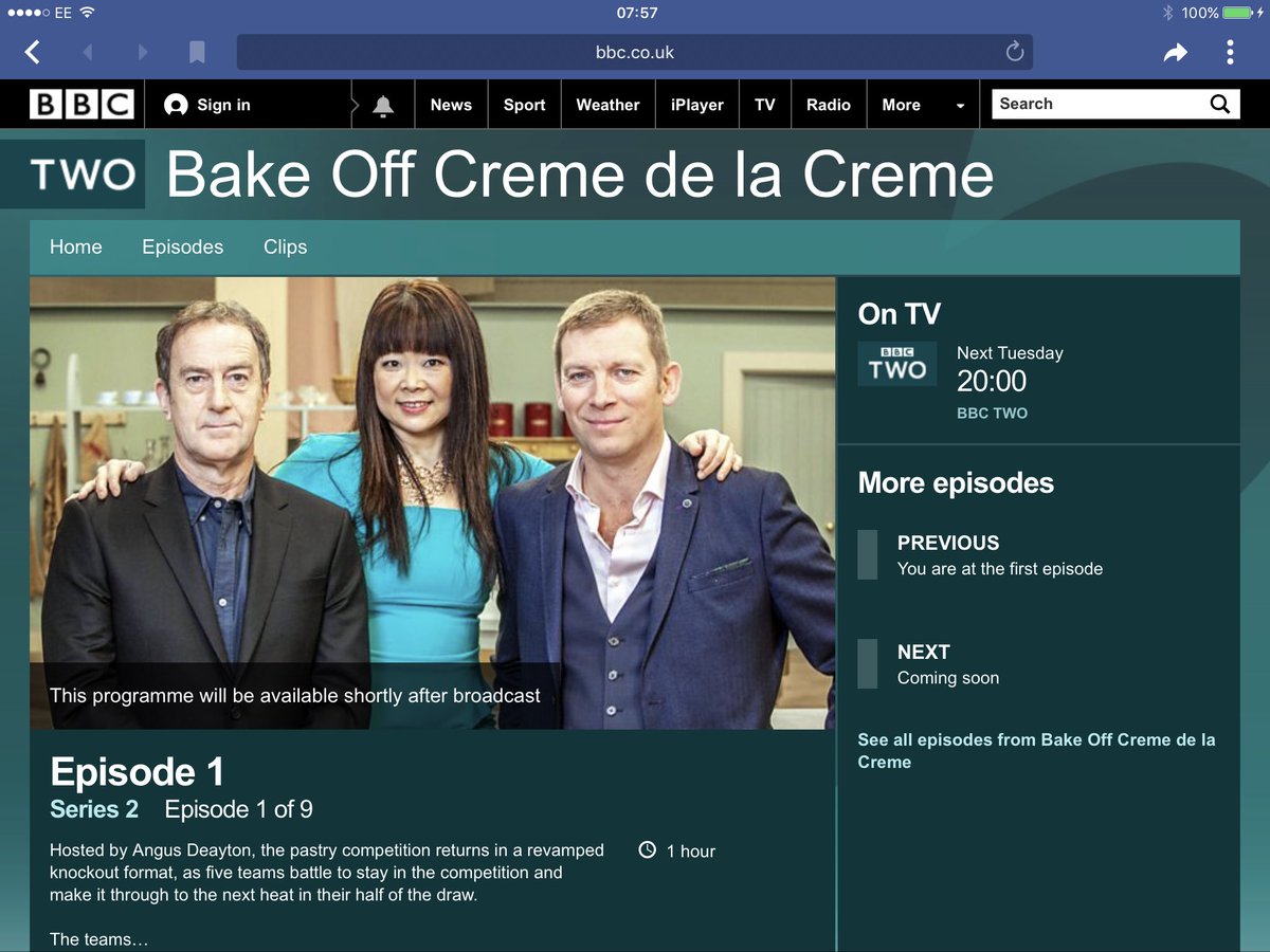 cherish_finden's tweet photo. Crème de la Crème is back. Next Tuesday on BBC2 @ 8pm 4 April.
https://t.co/fW3ET0BleF https://t.co/QPeDxlKY1G