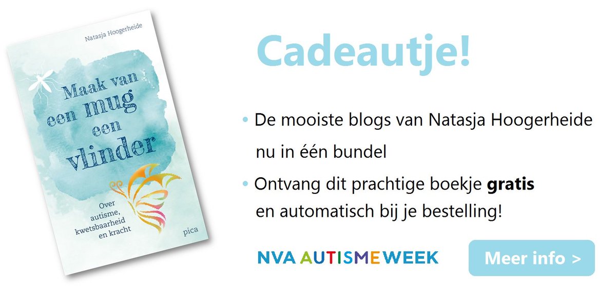 Voor de autismeweek hebben we deze mooie actie bedacht: uitgeverijpica.nl/artikelen/501 #autisme