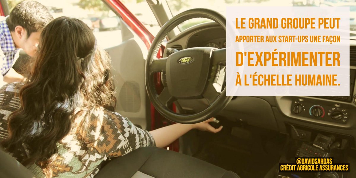 mattfblue's tweet photo. Le grand groupe peut apporter aux start-ups une façon d'expérimenter  à l'échelle humaine. @DavidSardas @cercle_innov https://t.co/yYWKbDlBr0