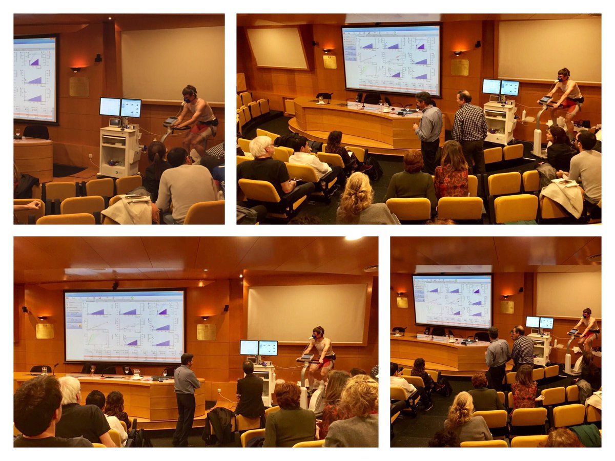 Curso de Pruebas de esfuerzo 💪en el @ColegioElkargoa con los equipos #Ergostik y #Ergoline5P #cardiologia #medicinadeportiva