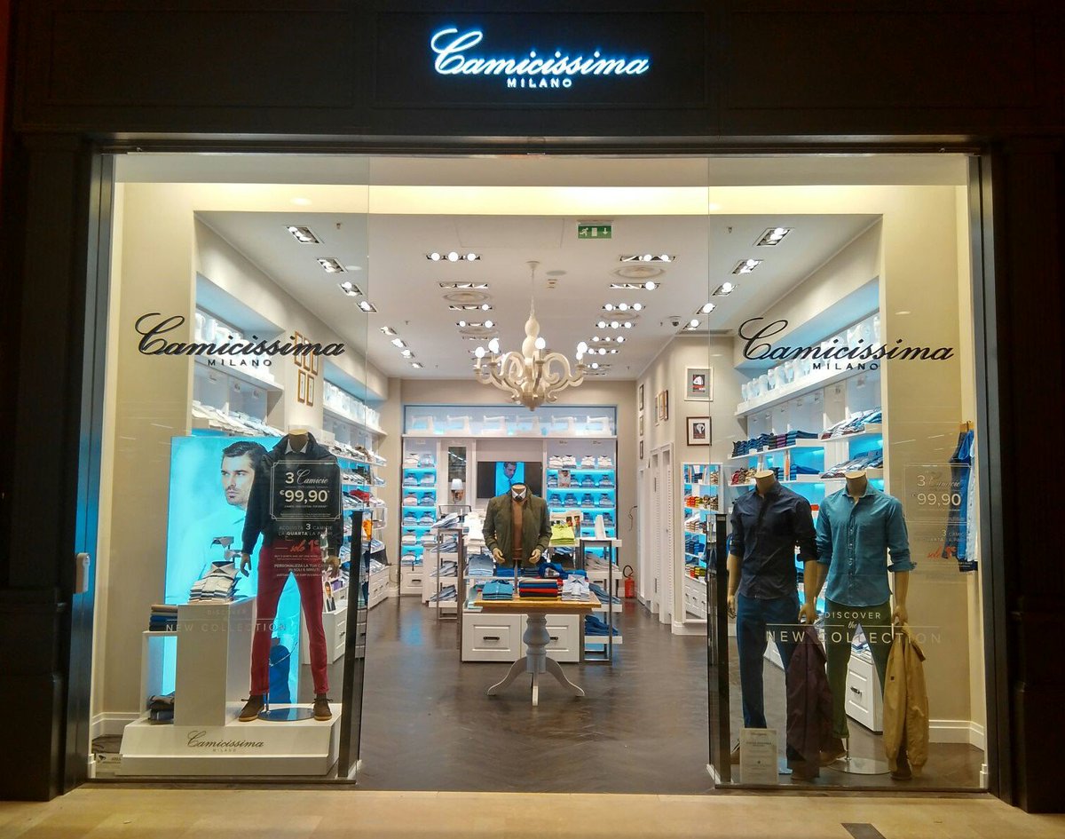 Drop in Camicissima_ store in new shopping center Adigeo, Verona.