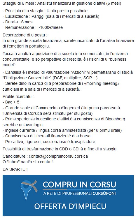 COMPRUinCORSU's tweet photo. Offerta di Stasgiu Cursofona (in Pariggi) 🎓  
#RT #PerPiacè https://t.co/1uwPPYyFX0