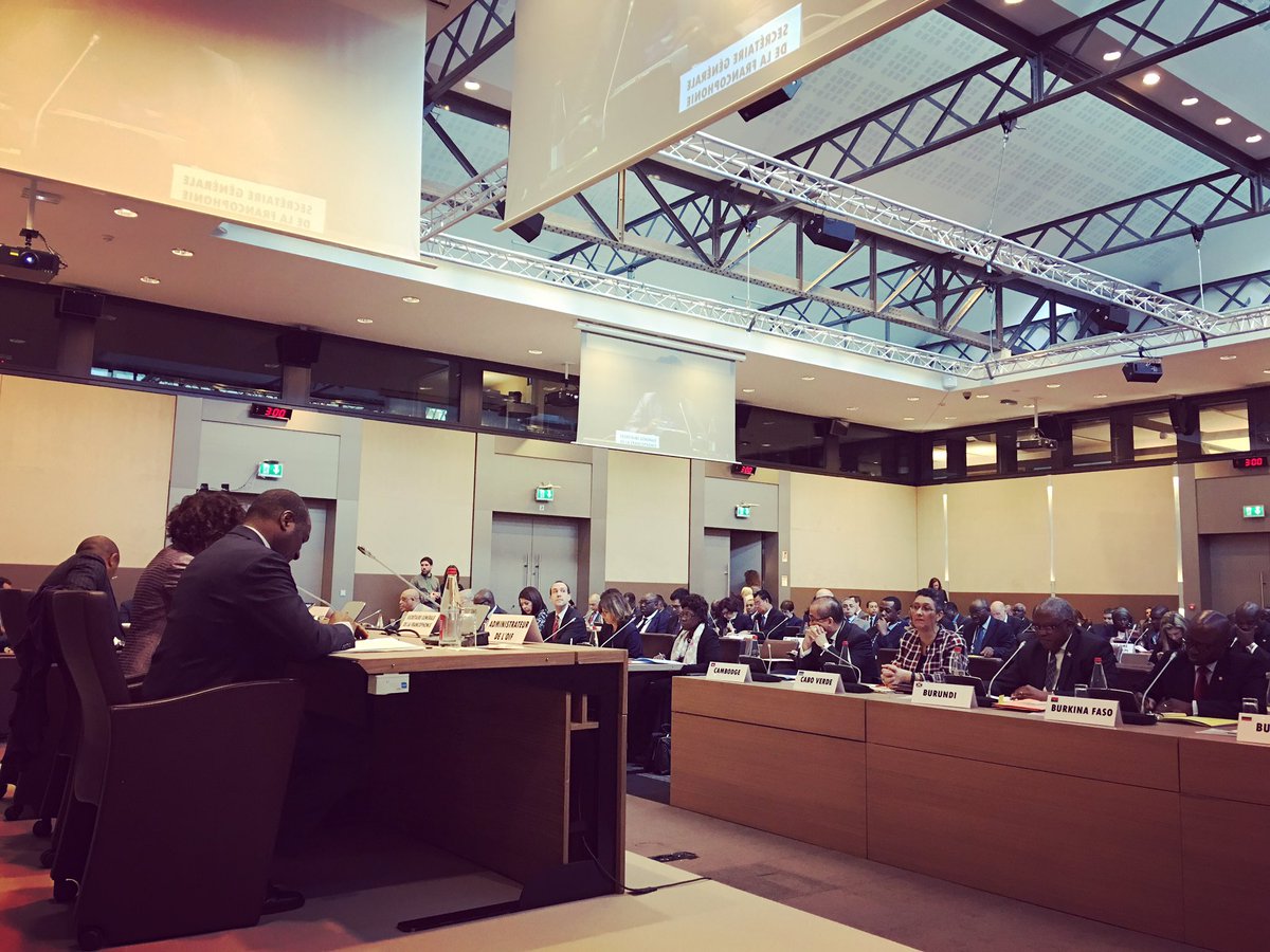 NicolasJSimard's tweet photo. Démarrage de la 100ème session du Conseil permanent de la Francophonie à Paris @OIFfrancophonie @MichaelleJeanF https://t.co/rdfpecME4g