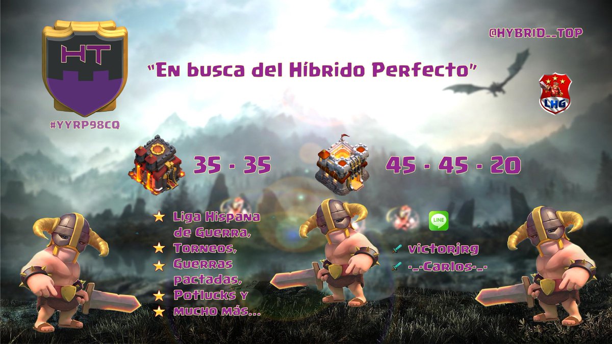 Te recordamos que seguimos reclutando Th10 y Th11 de cara a la 2ª Edición de la LHG y nuevos e ilusionantes proyectos. Ayúdanos con un RT 😉