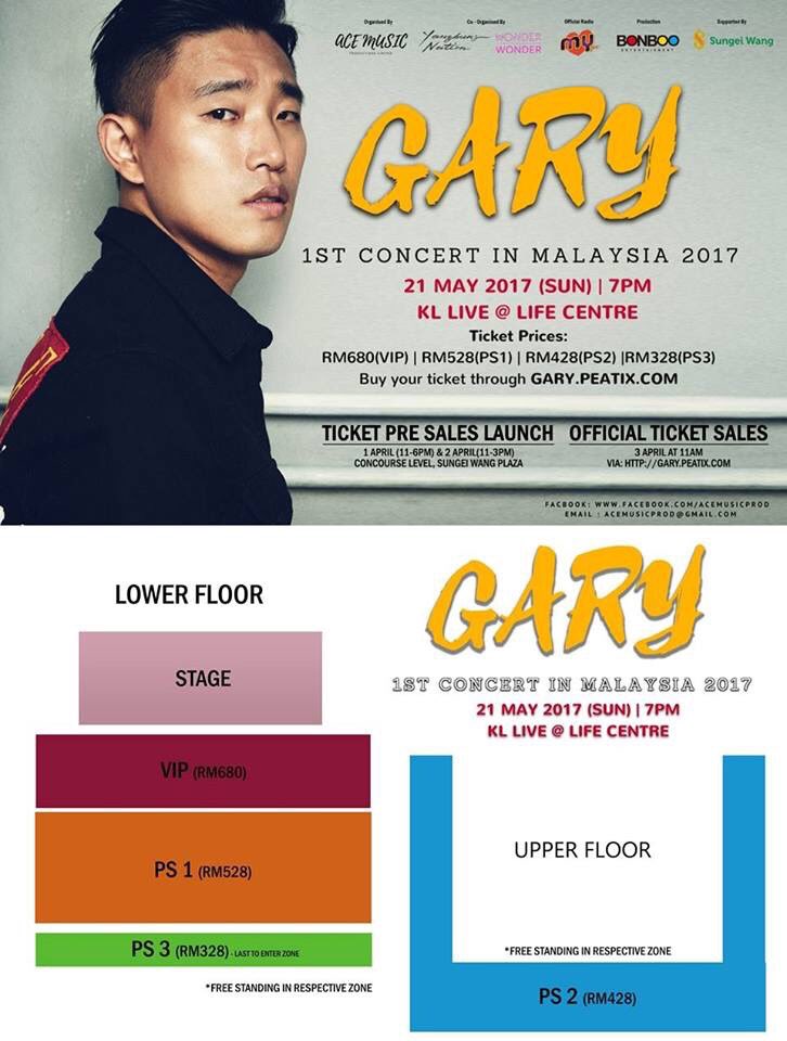 RunningManMsa's tweet photo. Here are the details about Gary 1st Concert in Malaysia 2017 🇲🇾 #kanggaryconcert #kanggaryinmy #garyinMY https://t.co/N4jDDScZ0M