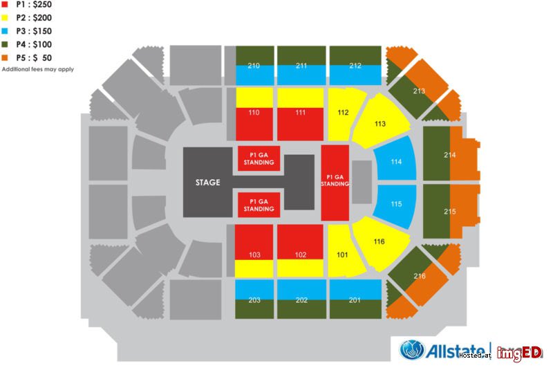 Bts Allstate Arena Seating Chart