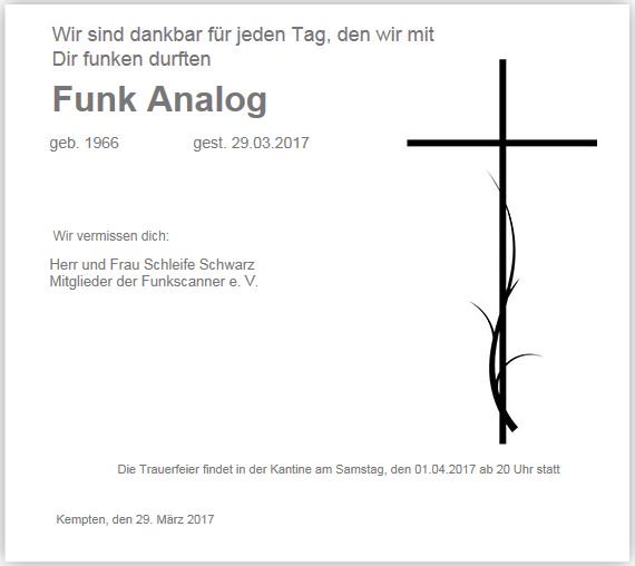 Waellerbur's tweet photo. Es ist soweit ... R.I.P. #Analogfunk #Feuerwehr #Kempten #Allgäu https://t.co/V9FEmRrrSy