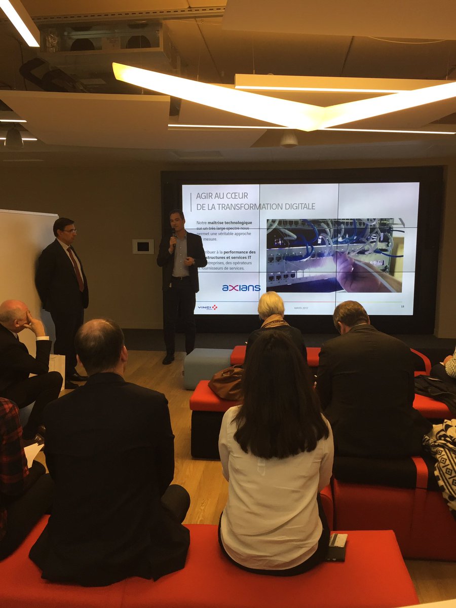 Axians, marque ICT de #VINCIenergies au cœur de la transformation digitale. Conférence de presse #laFactory