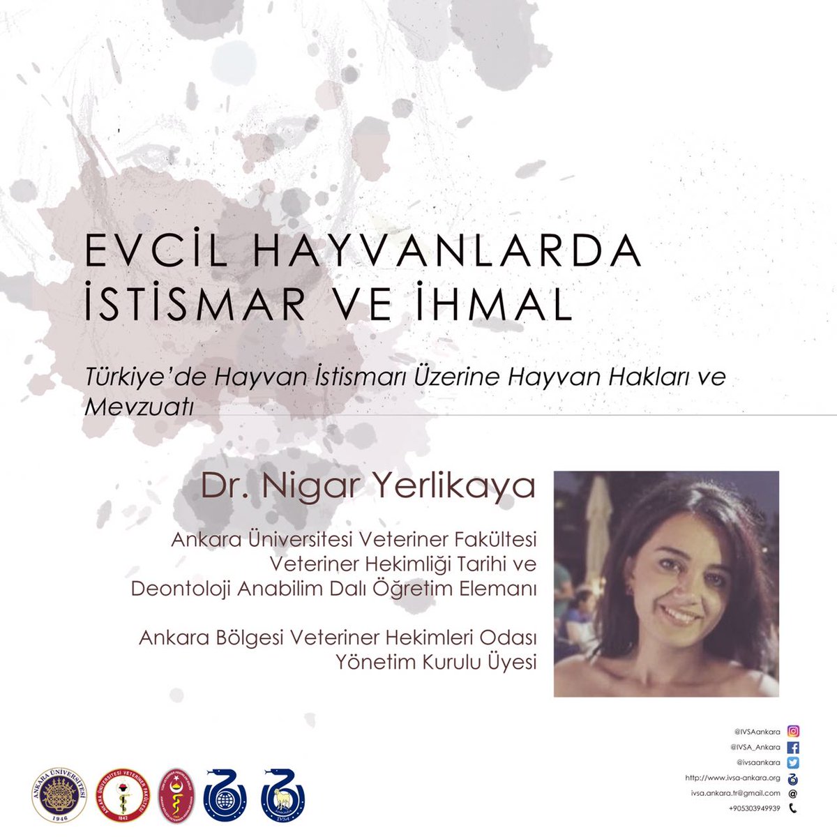 ivsaankara's tweet photo. 1 Nisan Cumartesi günü konuşmacımız Dr.Nigar YERLİKAYA. (13.30-14.00)
İkinci gün çalıştay detayları için: https://t.co/4l4Qzw3EHV https://t.co/FYsNsO1XVi