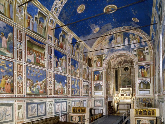 sanraffaelevi's tweet photo. La meraviglia in una stanza... #cappelladegliscrovegni https://t.co/9yztAoIgPO