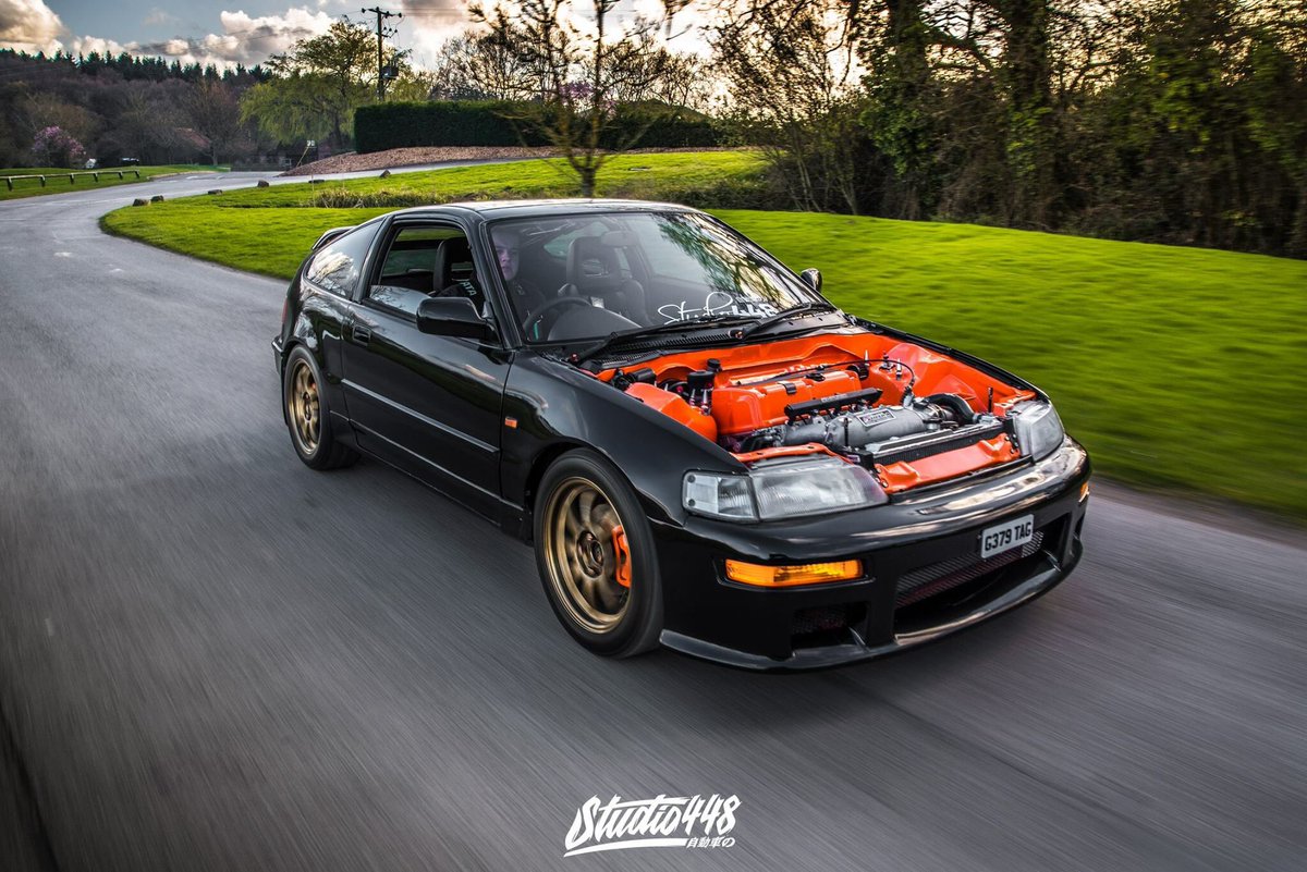 _Studio448's tweet photo. We're back with a sick feature! Last week we spent a day with Tom Parker and his freshly built and tucked K20 CRX! 🔥 https://t.co/tCnidJjZrP